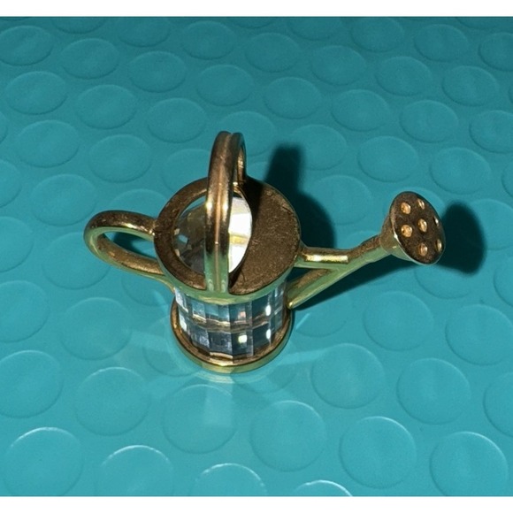 Swarovski Other - Miniature Crystal & Gold Swarovski Crystal Memories Watering Can‎ Retired EUC